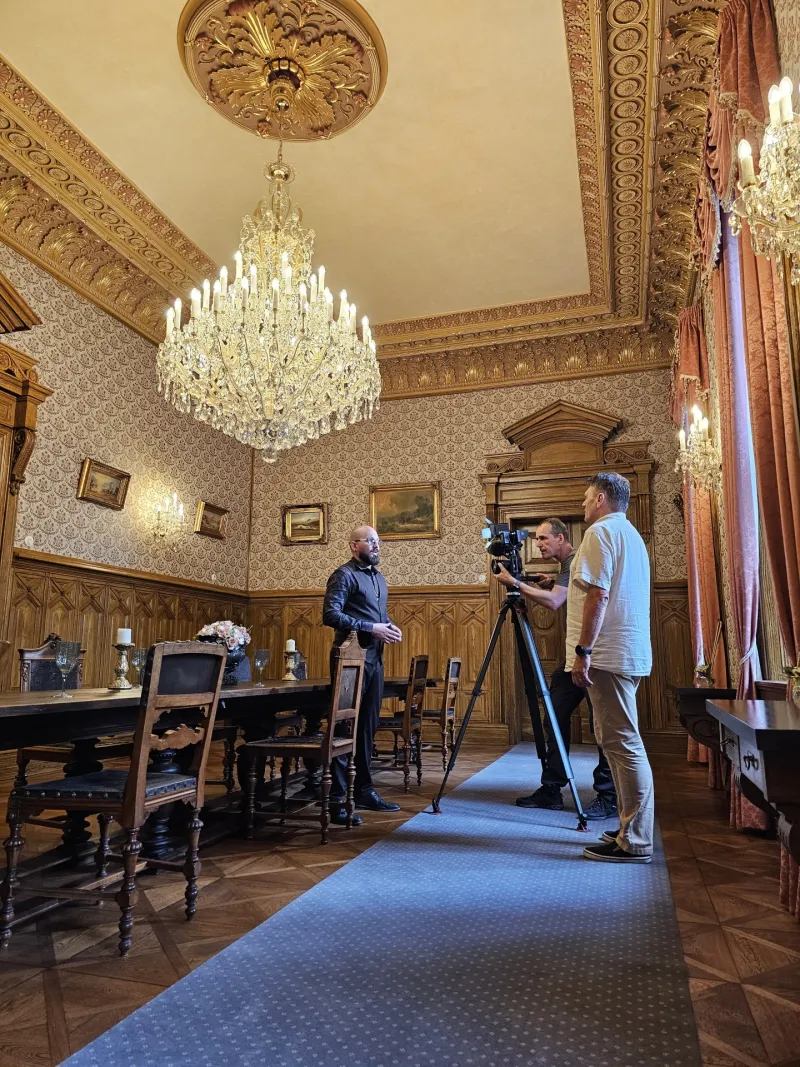 Natáčení reportáže - Toulavá kamera